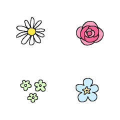 [LINE絵文字] Story of flowerの画像