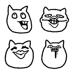 [LINE絵文字] 動く！ うざい猫の画像