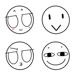 [LINE絵文字] Cutie O face emojiの画像