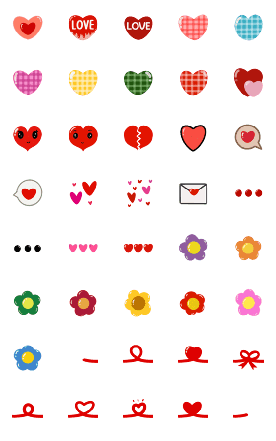 [LINE絵文字]heart 3の画像一覧