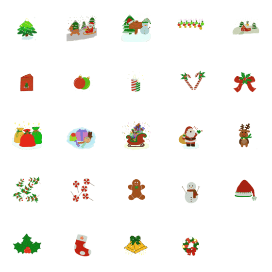 [LINE絵文字]Christmas masの画像一覧