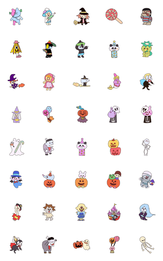 [LINE絵文字]Halloween Dayの画像一覧