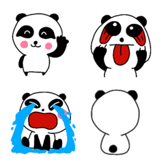 [LINE絵文字] emoji love pandaの画像