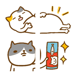 [LINE絵文字] 猫 猫 猫 絵文字 ⑥の画像