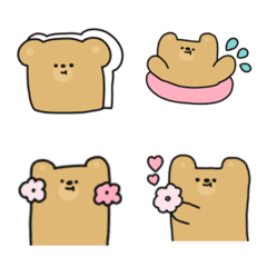 [LINE絵文字] Poppy Bear emojiの画像