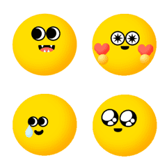 [LINE絵文字] Hi Smiling Face Animation emojiの画像