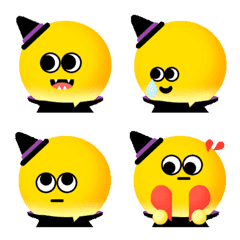 [LINE絵文字] Hi Smiling Face magician Animation emojiの画像