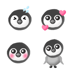 [LINE絵文字] Hi baby penguin emojiの画像