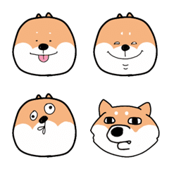 [LINE絵文字] 犬 柴犬の画像