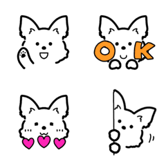 [LINE絵文字] 犬の絵文字（チワワ）の画像