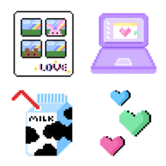 [LINE絵文字] Cutie Stuff 8bitの画像