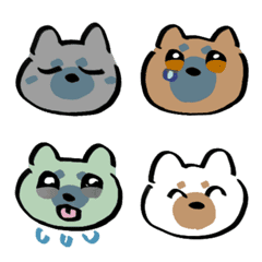 [LINE絵文字] かわいい犬たちのEMOJIの画像