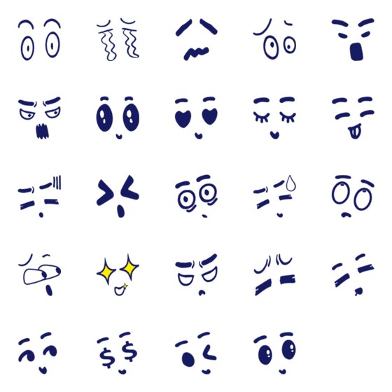 [LINE絵文字]Emoticon emoji 2edの画像一覧