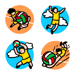 [LINE絵文字] Volleyball kndの画像