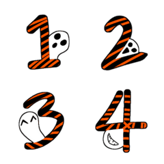 [LINE絵文字] Halloween Emoji - DARKの画像