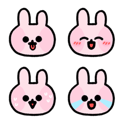 [LINE絵文字] kawaii hanrabbit！の画像