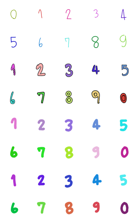 [LINE絵文字]Emoji 1-0の画像一覧