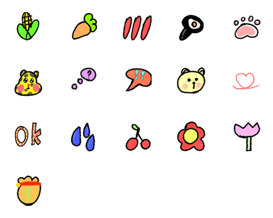 [LINE絵文字]Cutecute_emoji2の画像一覧