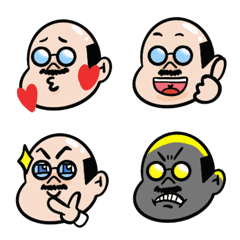 [LINE絵文字] BROWN ＆ FRIENDS Boss Emojiの画像