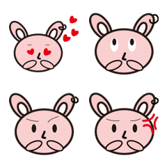 [LINE絵文字] Rabbit tacksの画像