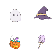 [LINE絵文字] Happy halloween ！の画像