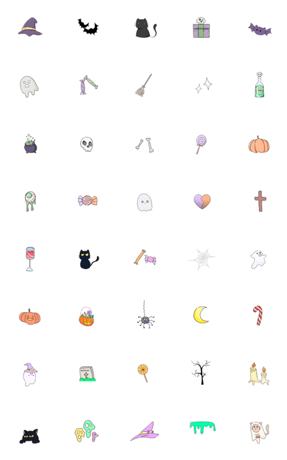 [LINE絵文字]Happy halloween ！の画像一覧