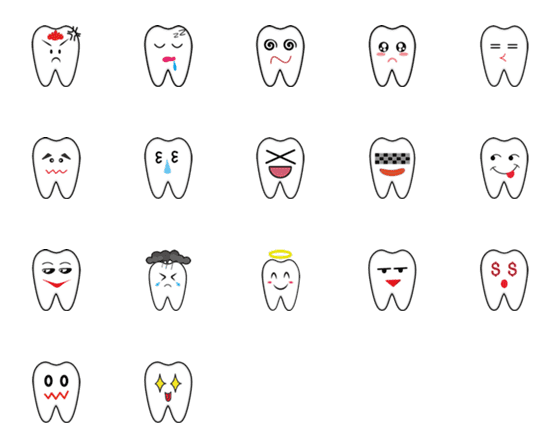 [LINE絵文字]TOOTH BABYの画像一覧