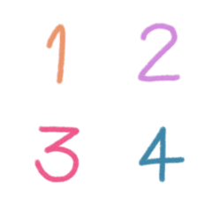 [LINE絵文字] Emoji 0-9 Numberの画像