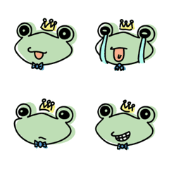 [LINE絵文字] Croak Frog Princeの画像