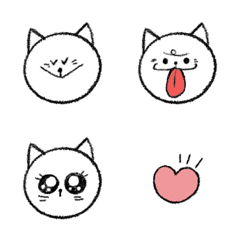 [LINE絵文字] コミカルねこの画像