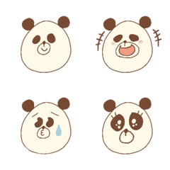 [LINE絵文字] brown pandaの画像