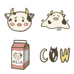 [LINE絵文字] Shy shy cowの画像