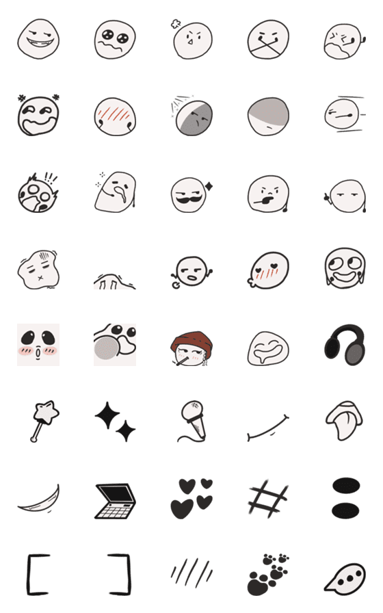 [LINE絵文字]'-roundの画像一覧