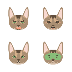 [LINE絵文字] 9F_Abyssinian catの画像