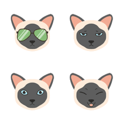 [LINE絵文字] 9F_Siamese catの画像