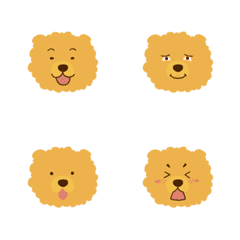 [LINE絵文字] 9F_Chow Chow dogの画像