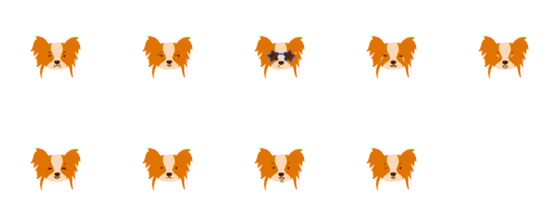 [LINE絵文字]9F_cavalier king dogの画像一覧