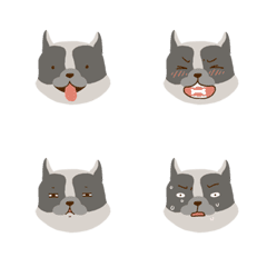 [LINE絵文字] 9F_French Bulldogの画像