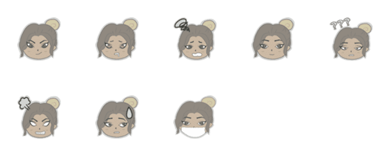 [LINE絵文字]Girl Emoji 2022の画像一覧