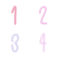 [LINE絵文字] 1 to 0 number 1.2の画像