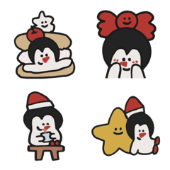 [LINE絵文字] wishing penguinの画像