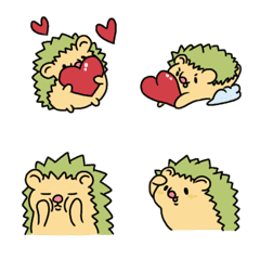 [LINE絵文字] little hedgehog so cuteの画像