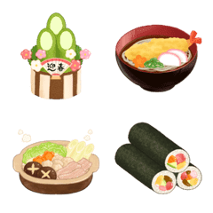 [LINE絵文字] 冬の食べ物色々の画像