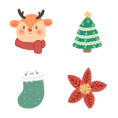 [LINE絵文字] Christmas | Pastel fingerの画像