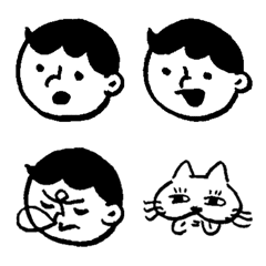 [LINE絵文字] オチャメーとねこの画像