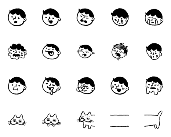 [LINE絵文字]オチャメーとねこの画像一覧