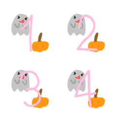 [LINE絵文字] Halloween namberの画像