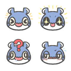 [LINE絵文字] Mouse Shark Emoji 1の画像