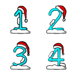 [LINE絵文字] Christmas Numberの画像