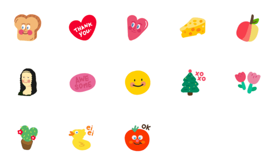 [LINE絵文字]Pangjam emojiの画像一覧